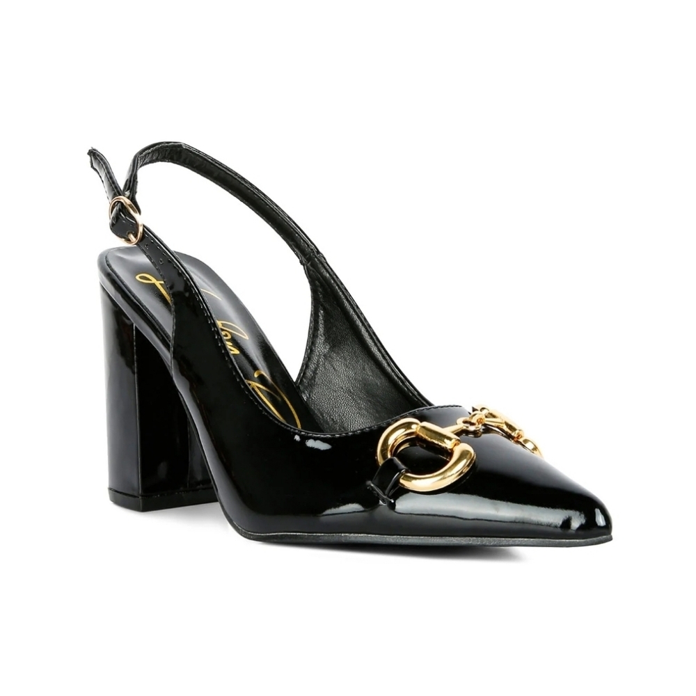 London Rag All Nighter Slingback Heels